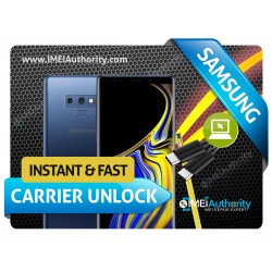 SAMSUNG NOTE 9 INSTANT REMOTE CARRIER UNLOCK