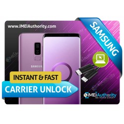SAMSUNG GALAXY S9 S9+ G960 G965 INSTANT REMOTE CARRIER UNLOCK